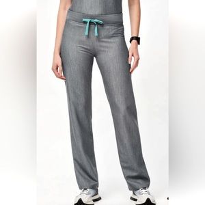 Figs Livingston Basic Scrub Pants in Graphite Size Medium